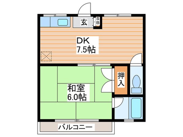 ニューハイツ上神田の物件間取画像